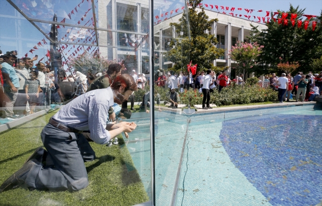 Saraçhane 15 Temmuz anıtı açıldı